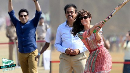 Kate Middleton Plays Cricket and Football with Sachin Tendulkar