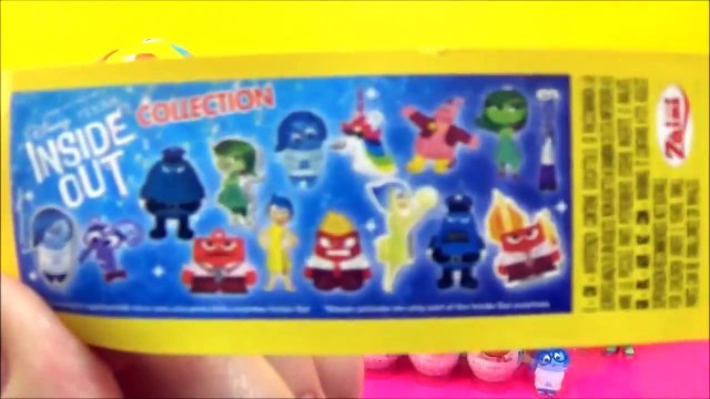 INSIDE OUT Chocolate Surprise Eggs, Play-doh Disgust, Joy Anger Inside Out Toys egg Sorpresa ディズニー