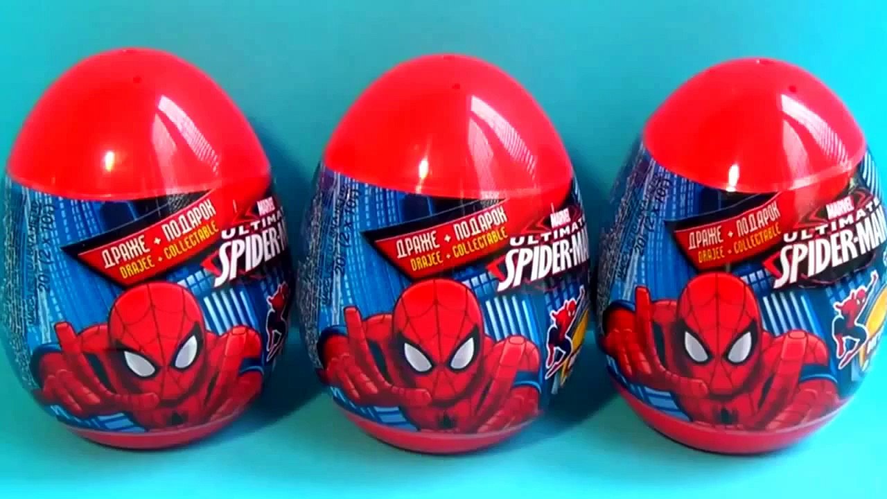Surprise Eggs Pooh, Disney Cars & Pubma MARVEL SpiderMan Kinder surprise Part 4