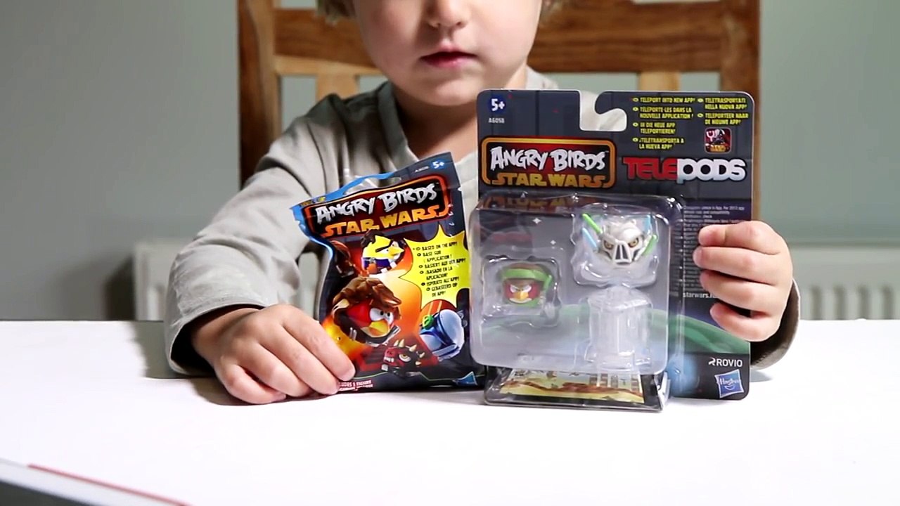 2 Angry Birds Star Wars 2 TelePods Bird and Pig + Blind Bag