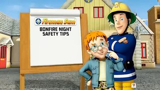Fireman Sam gives a Bonfire Night message to the children of Wales