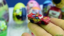 Play Doh Peppa Pig Cars 2 Surprise Eggs Disney Frozen Barbie kinder Eggs Spongebob Angry Birds