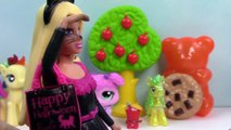 MLP Barbie Doll Playdoh Black Kitty Cat My Little Pony Rarity Mini Halloween Trick Or Treat Costume