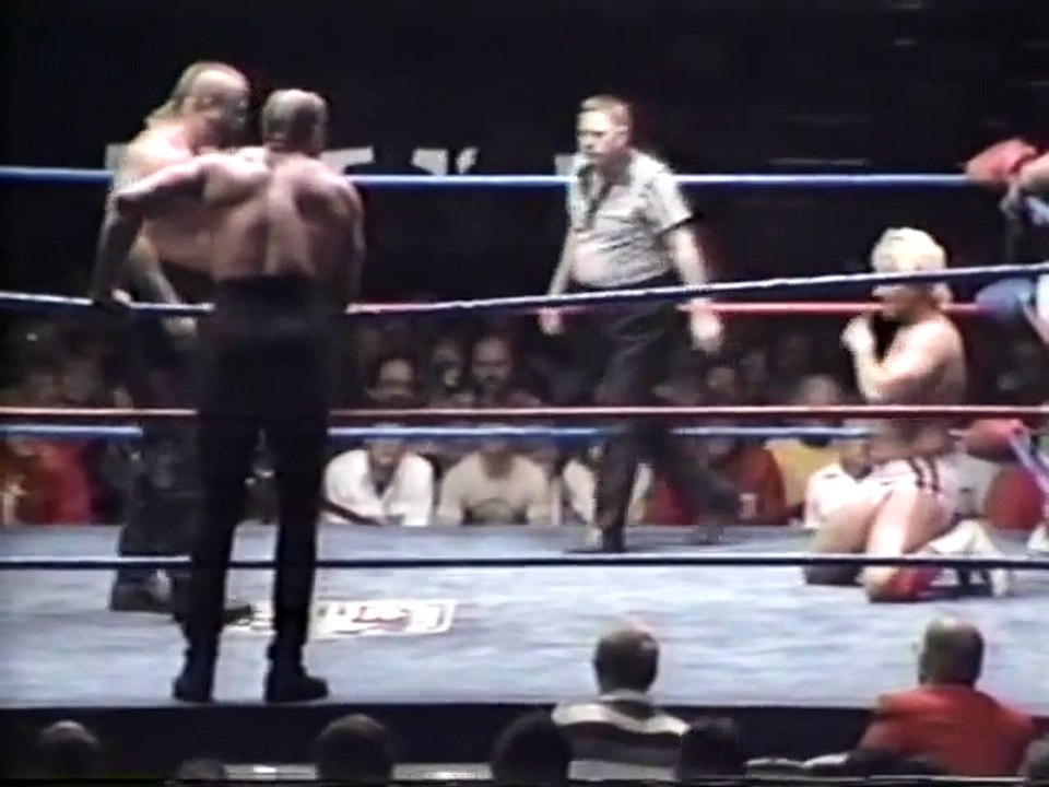 The Road Warriors vs Jimmy Garvin and Steve Regal