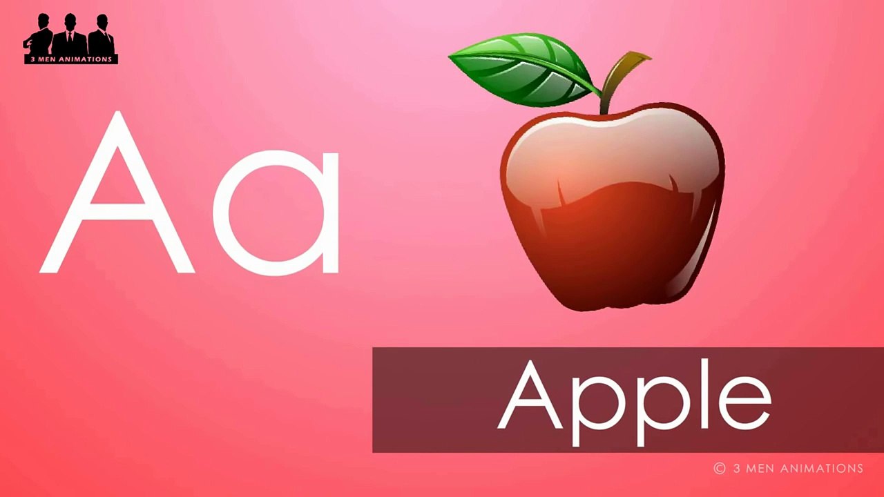 A For Apple Phonic Nursery Song 3men Animations 動画 Dailymotion