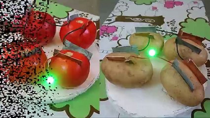 How To Produce Electricity Using Tomato And Potato