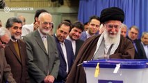 Watch: Leader of the Islamic Revolution casts his vote. #IranElections2016