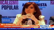 Expresidenta Cristina Fernández de Kirchner llega a Buenos Aires para declarar ante la justicia