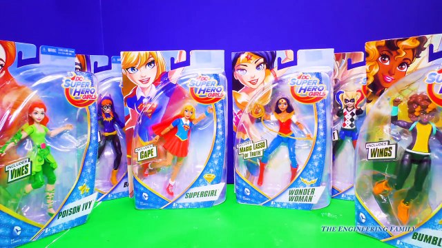 DC SUPER HERO GIRLS Cartoon Super Hero Girls Super Friends Character Video Toys Unboxing