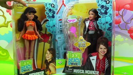 Teen Beach Movie McKenzie Dolls Disney Toy Review. DisneyToysFan.