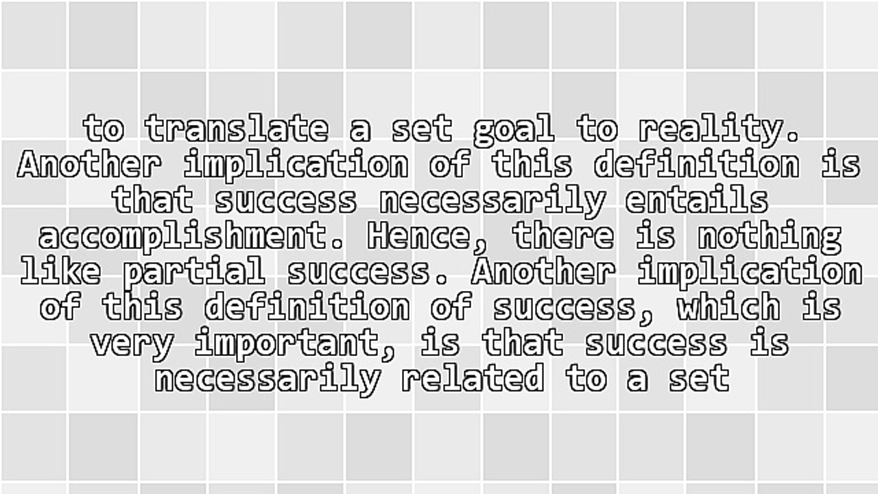 Understanding the True Meaning of Success