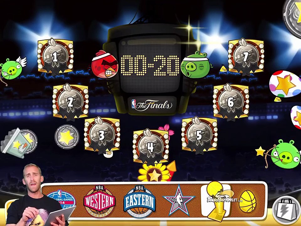 Angry Birds Seasons Ham Dunk The Finals - How to Unlock the Big Ring Golden Egg