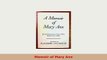Download  Memoir of Mary Ann Ebook