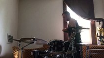 Drumming with a quasi-Latin mo8 beat