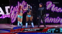 Main Event Naomi & Tamina Snuka vs The Bella Twins 10-13-15