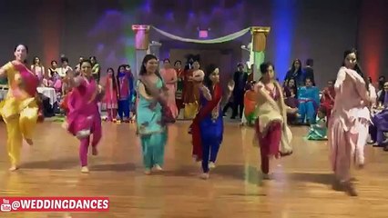 Punjabi Wedding Desi Girls Awesome Bhanghra Dance
