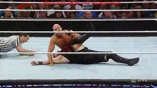 WWE RAW 4/11/16 - Cesaro vs. Kevin Owens - Winner FacesThe Miz for the Intercontinental Title- Raw, April 11, 2016