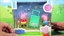 Pig George e Peppa Pig Carrinho de Sorvetes Brinquedos em Portugues KidsToys