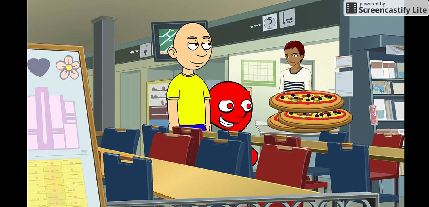 Caillou and elmo ditch school/grounded