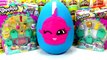 SHOPKINS SEASON 3 GIANT PLAY DOH SURPRISE EGG SHOPKINS SEASON 3 12 PACK AND 5 PACK OPENING