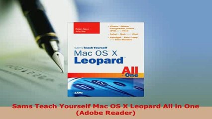 PDF  Sams Teach Yourself Mac OS X Leopard All in One Adobe Reader Free Books