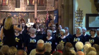 Rock Choir perform Hold my Hand in Redditch