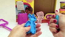 Play Doh Doc McStuffins Doctor Kit Playset Disney Junior Playdough Stuffy Chilly Lambie Part 3