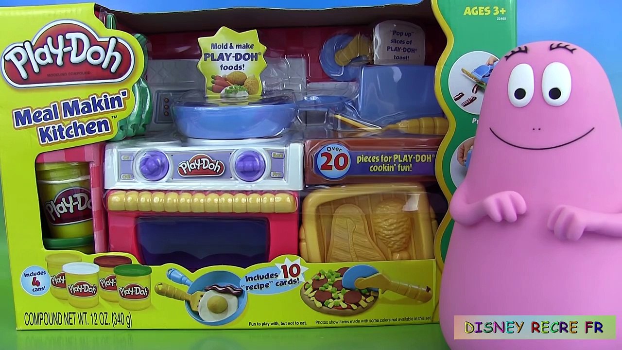 Pâte à modeler Le Super Cuistot Play Doh Meal Makin Kitchen Play Doh Barbapapa
