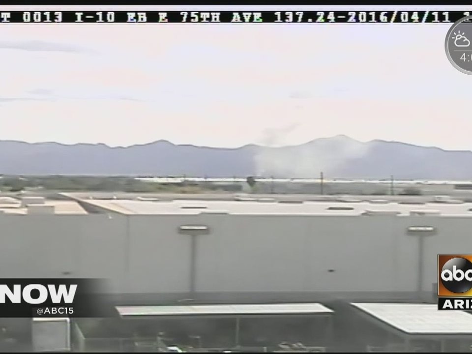 Tractor trailer fire in W. PHX