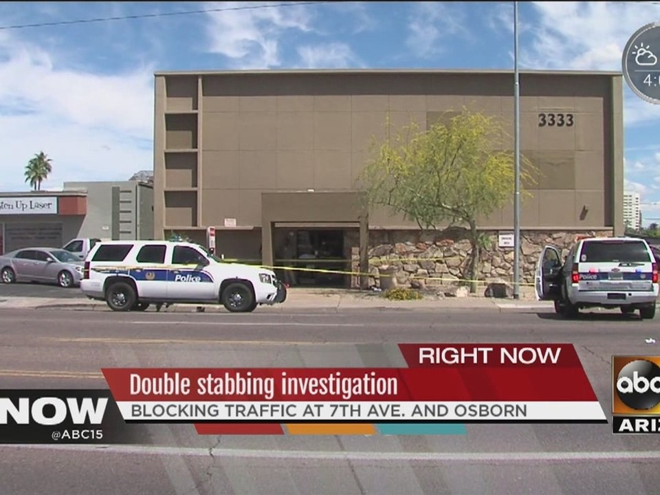 Double stabbing outside clinic