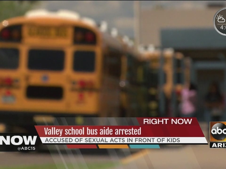 Valley school bus aide exposes himself
