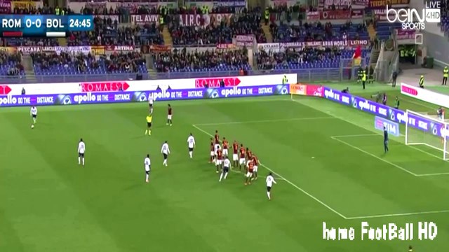 اهداف مباراة روما وبولونيا 1-1 هدف محمد صلاح ( الدوري الايطالي 2016 ) HD