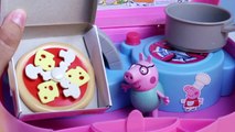 Peppa Pig Mini Pizzeria Chef Peppa Pig Play Doh Pizza Toys Review