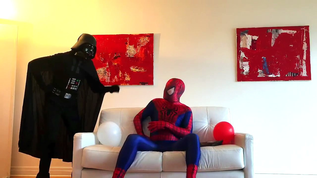 Spiderman & Superheroes Dancing  Johny Yes Papa  Nursery Rhymes Songs for Children in Real Life