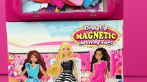 Barbie Doll Magnet Dress Up Book With Teresa and Nikki Barbie Fashion Show DisneyCarToys