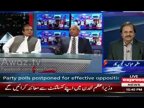 Imran Khan ko cartoon kehnay pr Shibli Fraz aur Nehal Hashmi mein hot debate- Javed Chaudhry also criticize Hashmi
