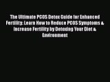 Read The Ultimate PCOS Detox Guide for Enhanced Fertility: Learn How to Reduce PCOS Symptoms