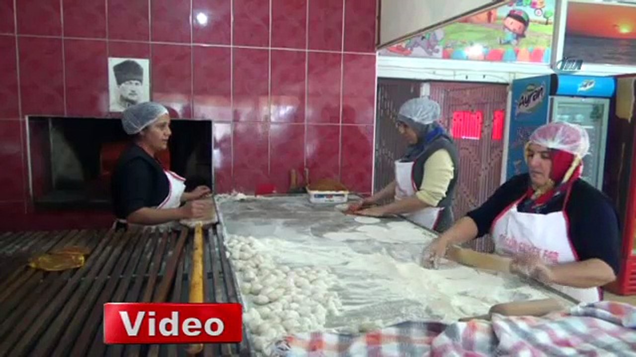 Fırıncı kadınlar erkeklere taş çıkartıyor