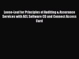 [Read book] Loose-Leaf for Principles of Auditing & Assurance Services with ACL Software CD