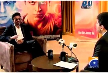 Shahrukh Khan Interview 10April 2016  GEO NEWS HAMID MEER SRK KHAN FAN VS FAN 2016