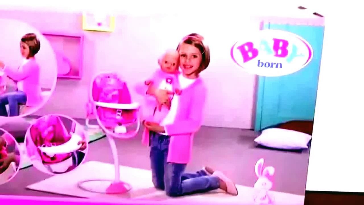 Kids Play Toys | Baby Born Pink High Chair - Baby Doll Furniture - Baby Born Feeding