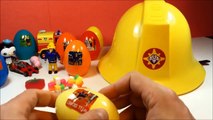 fireman sam toys and surprise eggs | Strażak Sam | firefighter story | Sam el bombero le pompier