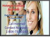 Get the resolution just by dialing Hotmail Contact Number 1-806-731-0143