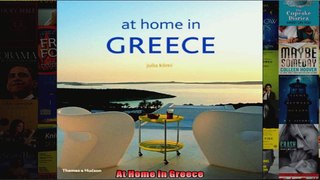 Read  At Home in Greece  Full EBook