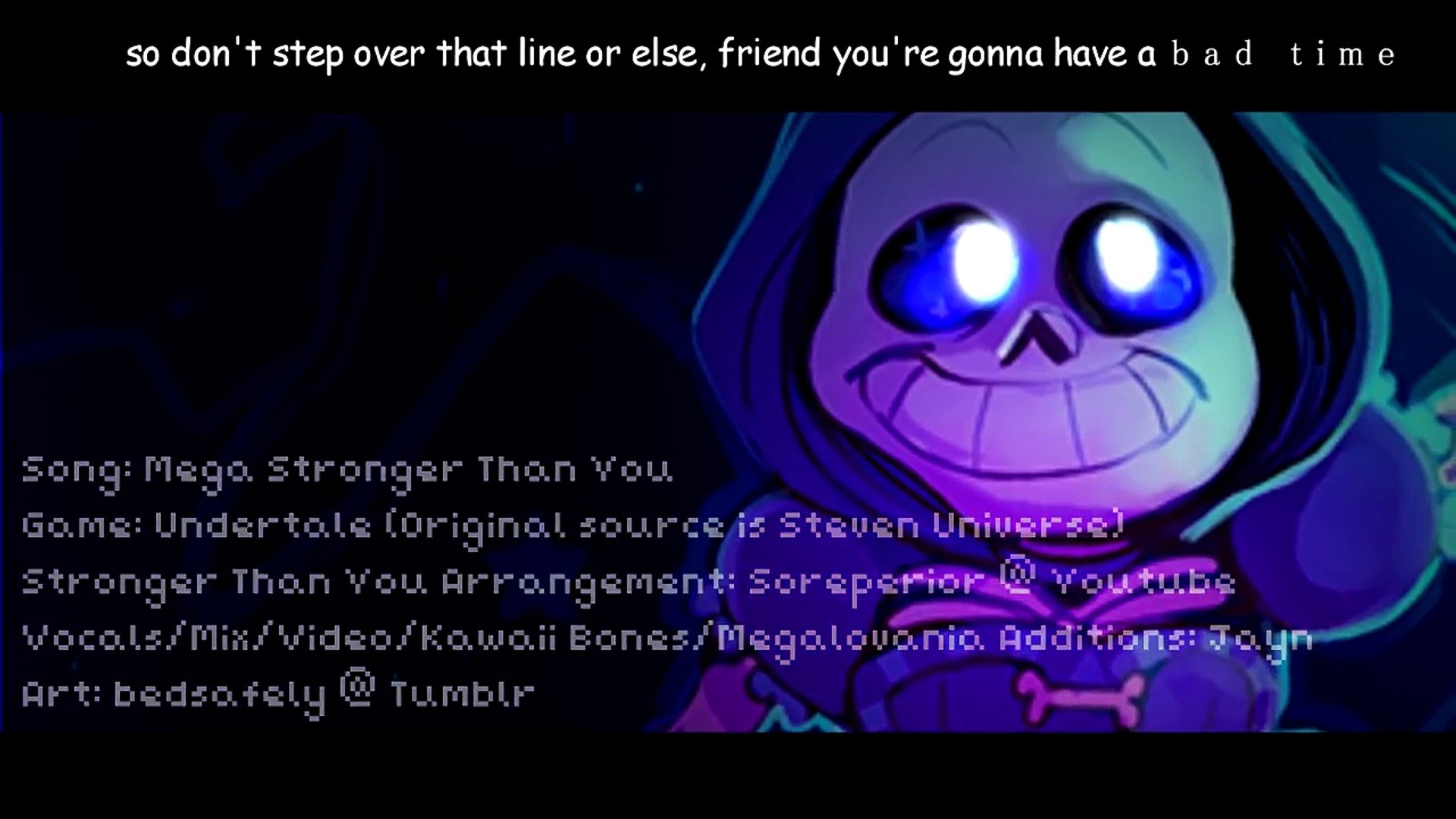 ⁣「Parody」Mega Stronger Than You ( Undertale )【Jayn】