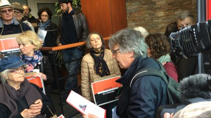 Occupation de la Société générale, place de la République