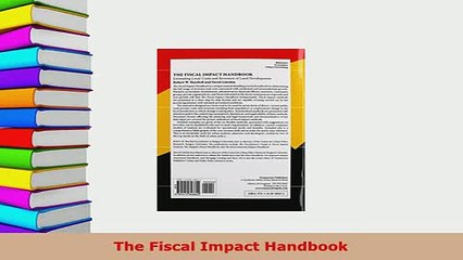 PDF  The Fiscal Impact Handbook Read Full Ebook