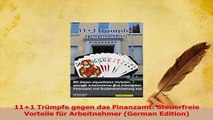 PDF  111 Trümpfe gegen das Finanzamt Steuerfreie Vorteile für Arbeitnehmer German Edition Download Full Ebook