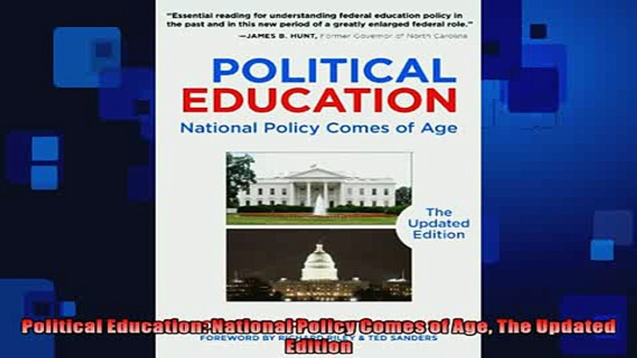 READ book  Political Education National Policy Comes of Age The Updated Edition  FREE BOOOK ONLINE