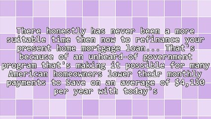 Why Don't Banks Want You to Know About The "Home Affordable Refinance Program" (HARP)?